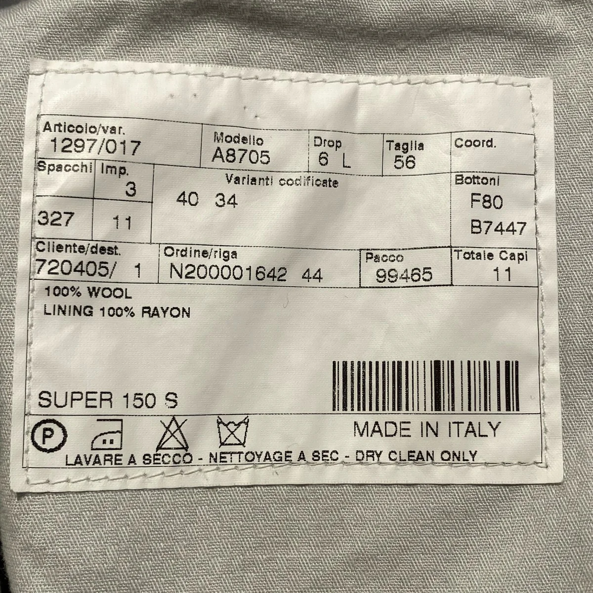 セットアップスーツA8705 - Image 10