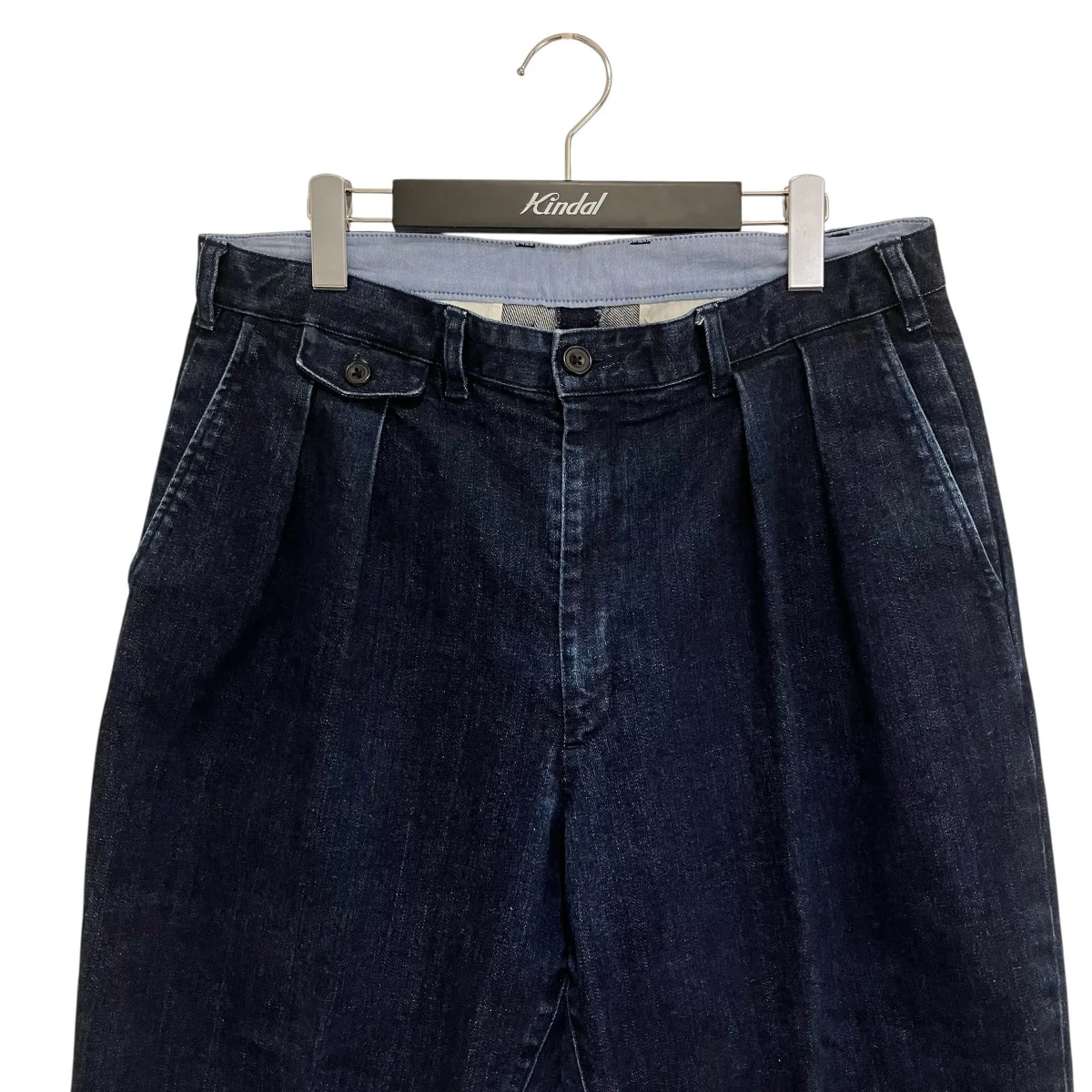 2 Pleats Tapered Denimデニムパンツ38-23-0104-578 - Image 3