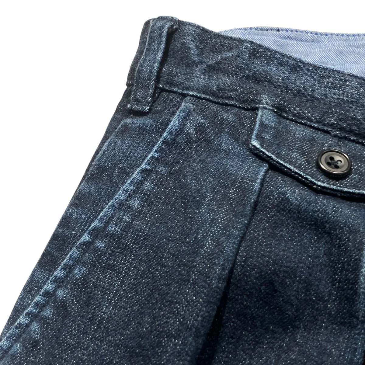 2 Pleats Tapered Denimデニムパンツ38-23-0104-578 - Image 7