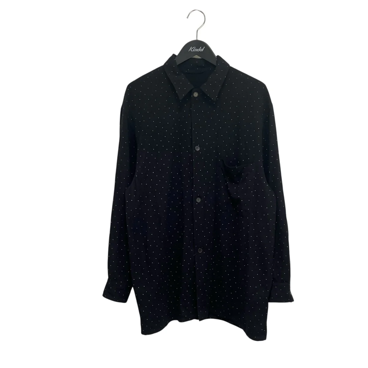 シルクノイル ドット柄シャツジャケットZ01-01029