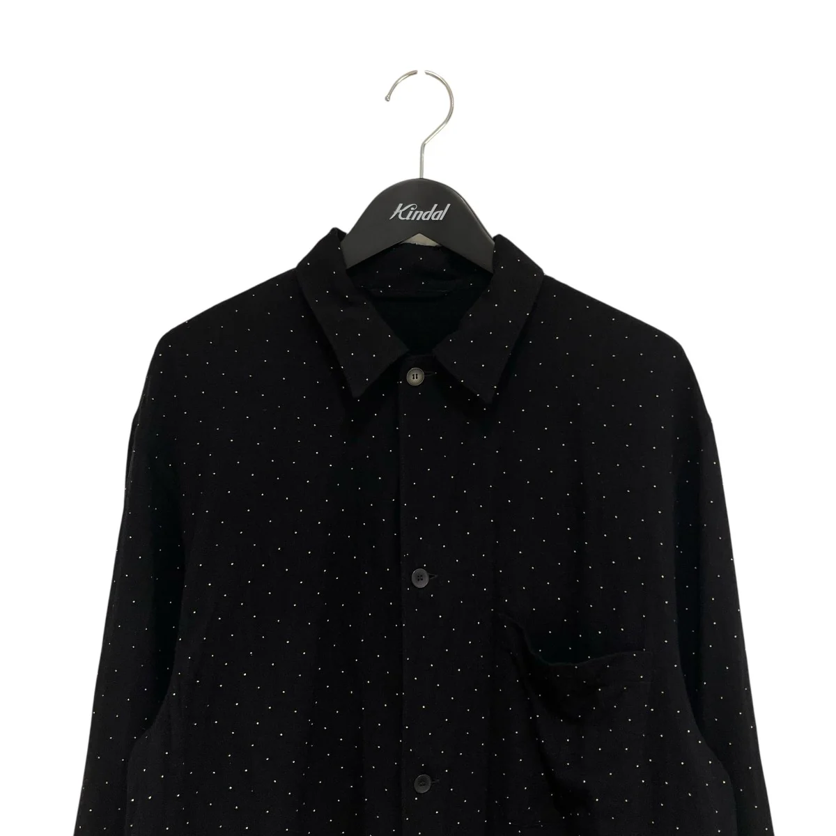 シルクノイル ドット柄シャツジャケットZ01-01029 - Image 3