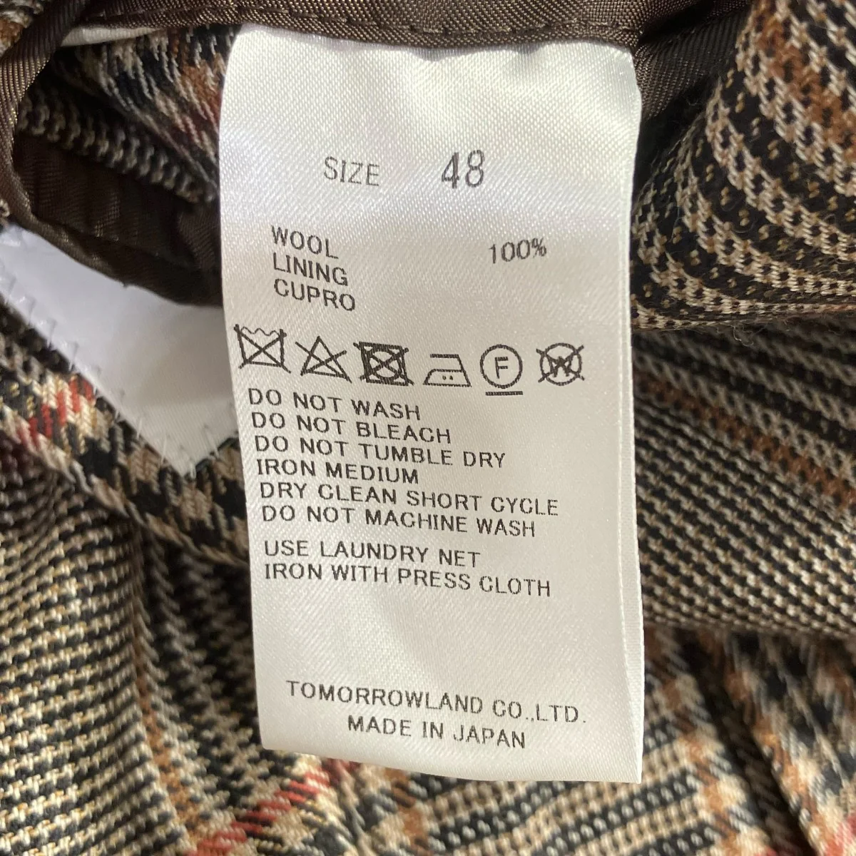 ウール シューティングジャケット DORMEUIL VINTAGE SPORTEXテーラードジャケット61-07-45-07001 - Image 6