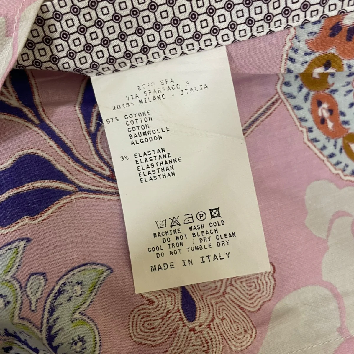 ペイズリー柄 長袖シャツ - Image 6