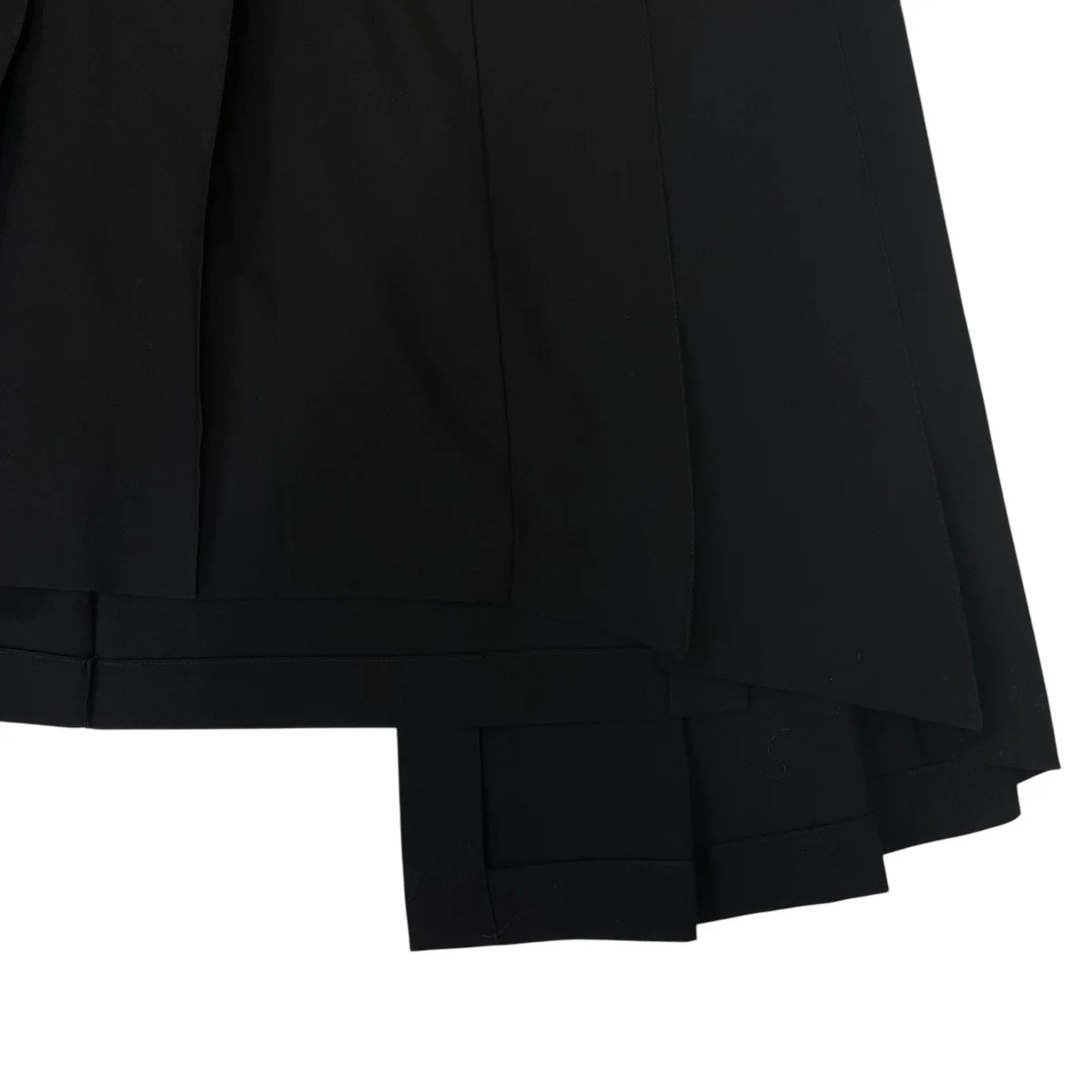 BLACK PLEATED MIDI SKIRT プリーツミディスカート膝下丈スカートFUS19SK01B - Image 4