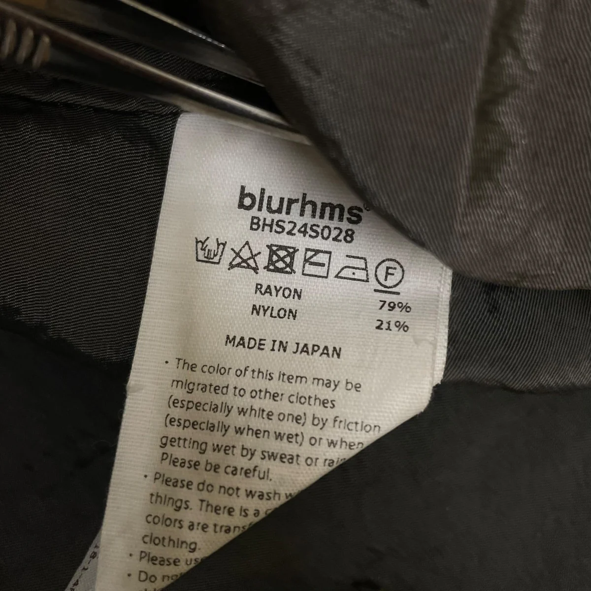 レーヨン スウェディッシュ ホスピタル ジャケットバンドカラーシャツBHS24S028 - Image 6