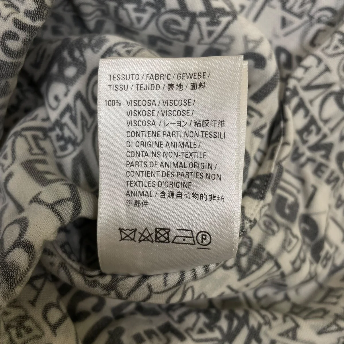 19AWAllover Logo Long Sleeve Shirts長袖シャツ ロゴプリント ロングスリーブシャツ508467 - Image 6