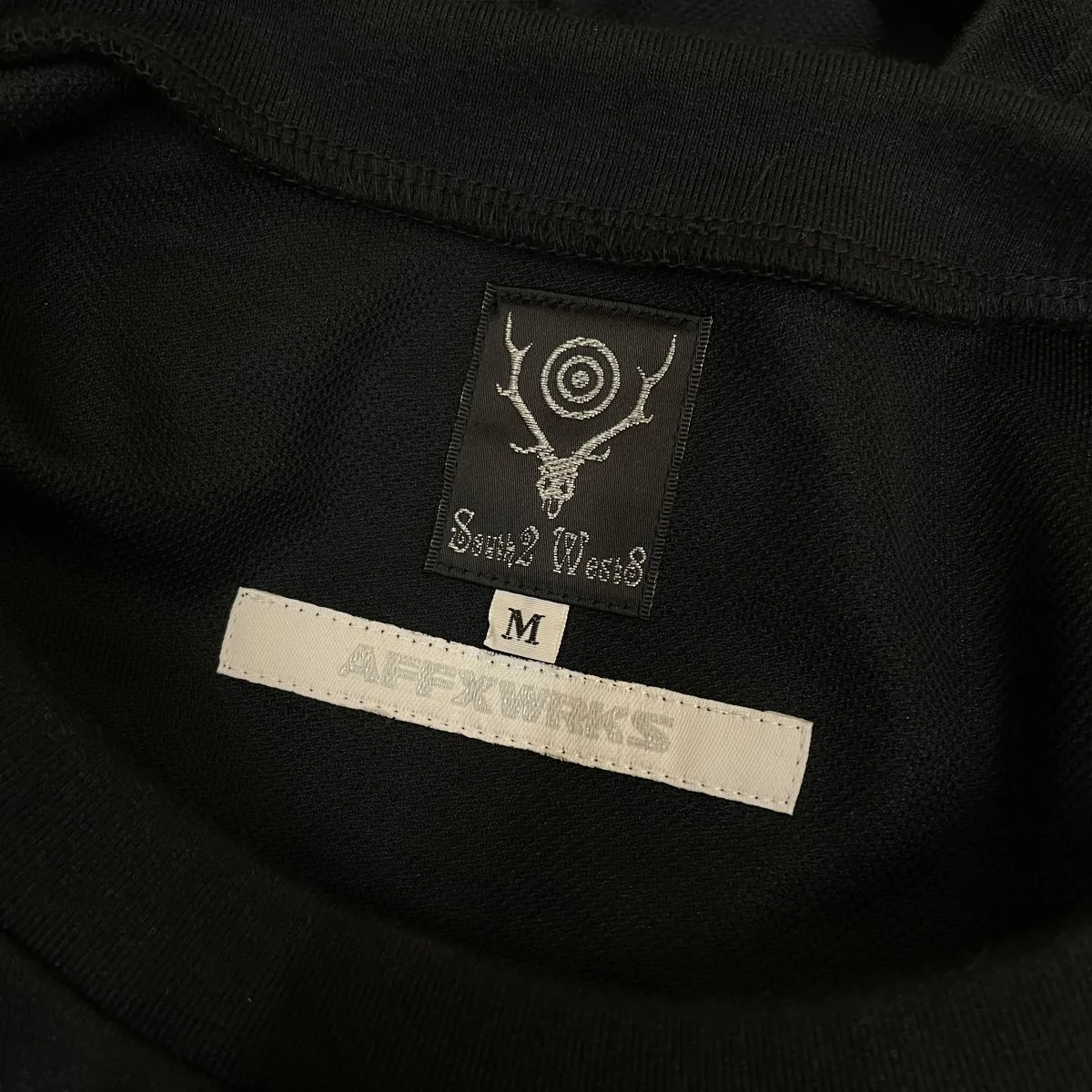 AFFIXメッシュ素材 切替 半袖Tシャツ コットンシャツPU1806 - Image 5