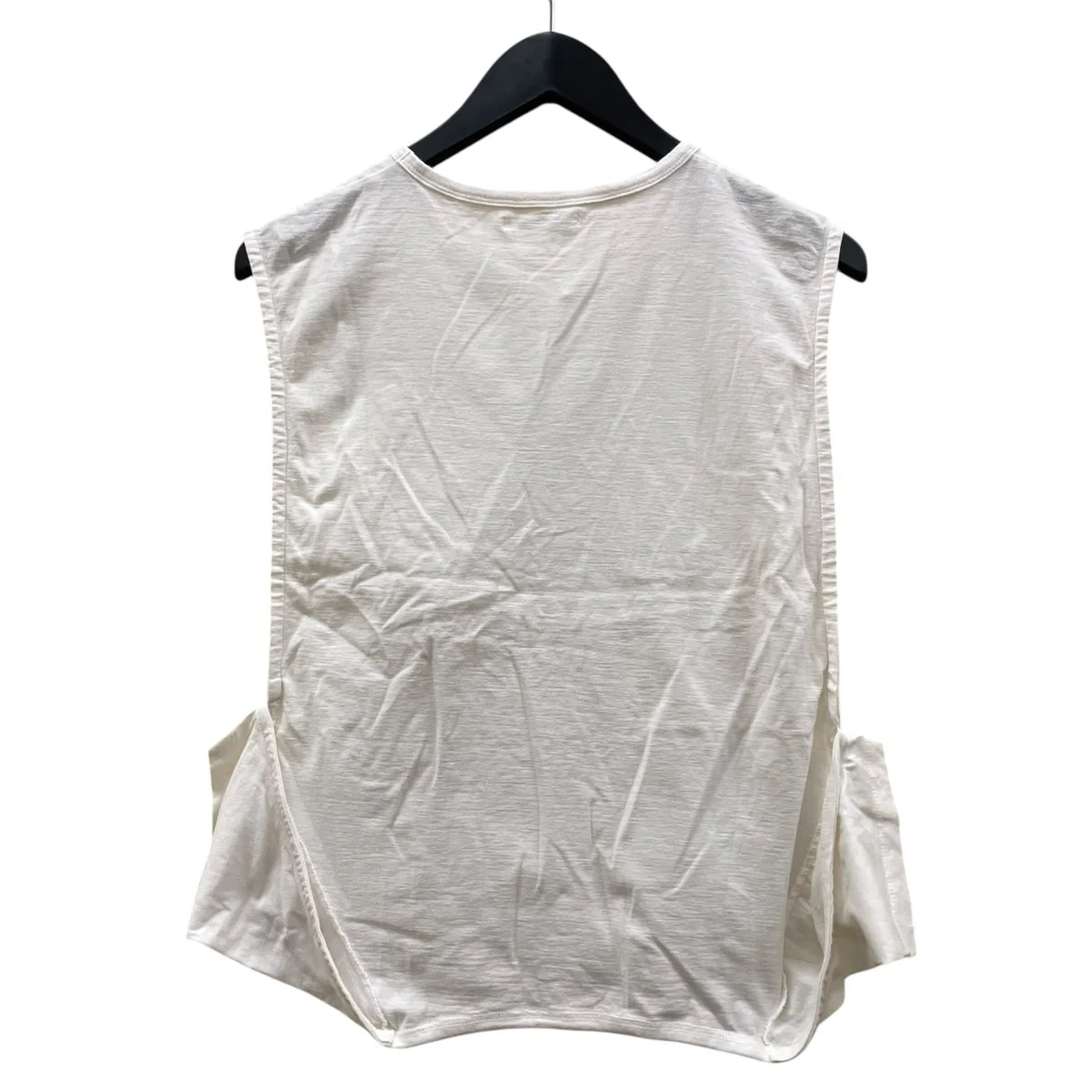 SEPARATE CHIBI SHORT-SLEEVE T-SHIRTSセパレートチビショートスリーブTシャツ 変形 コットンシャツFU-P-CS007 - Image 2