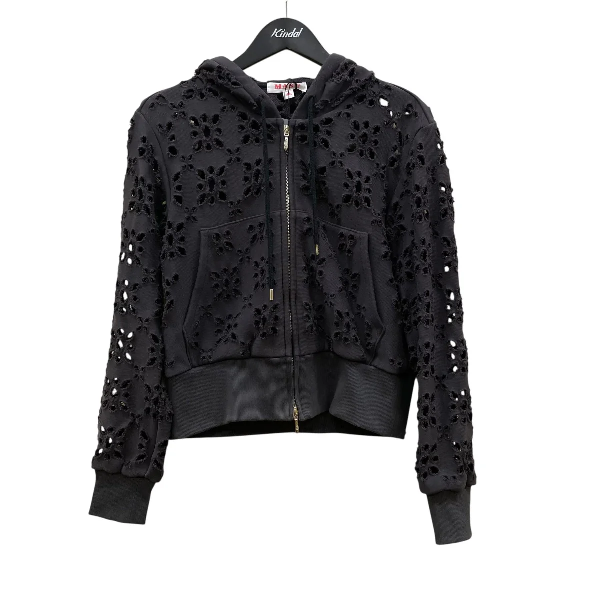 Flower Hole Zip-Up Sweat ParkaジップパーカーMPFW-CS0324