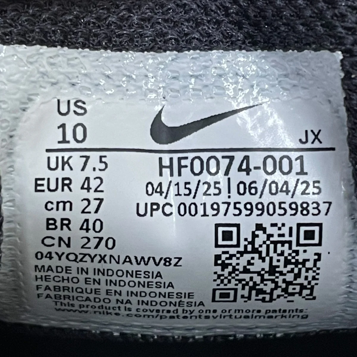 AIR MAX PLUS TIEMPOローカットスニーカーHF0074-001 - Image 8