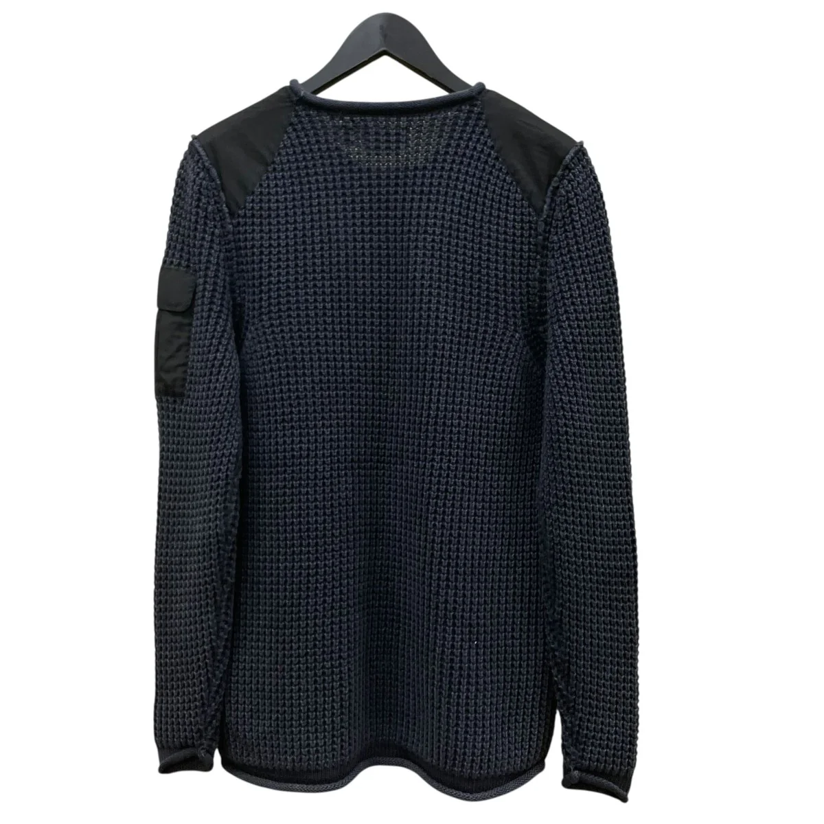 畝編みコットンニットクルーネックニットUK8310.000.G21280G - Image 2