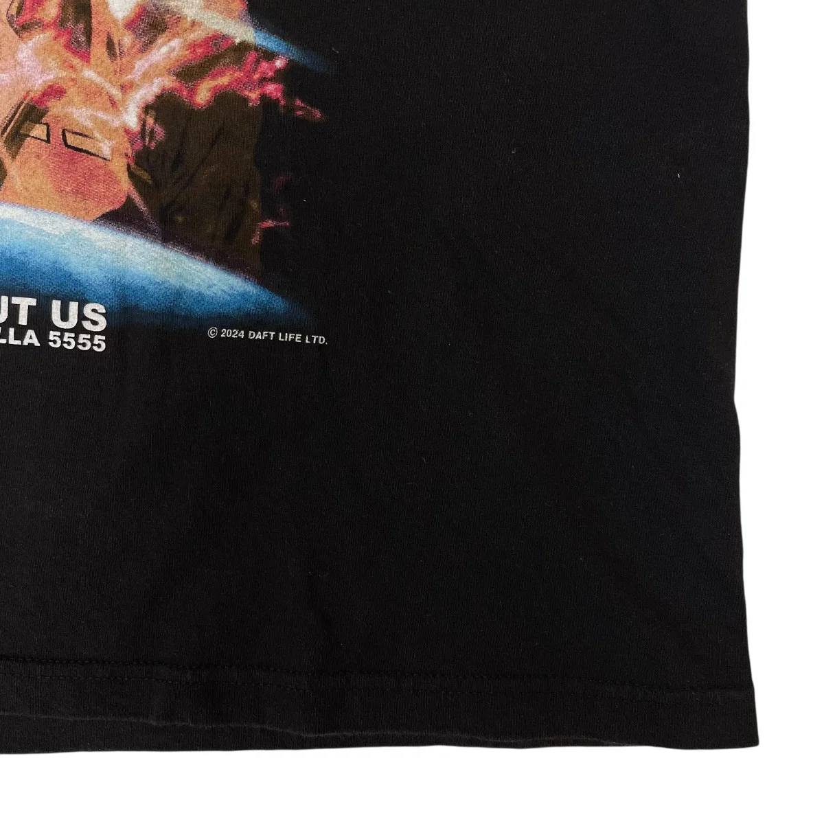 DAFT PUNK ＆Leiji Matsumoto GEEKS RULE 30 SILKSCREEN PRINTING T SHIRT 03インターステラ5555 半袖Tシャツ - Image 4
