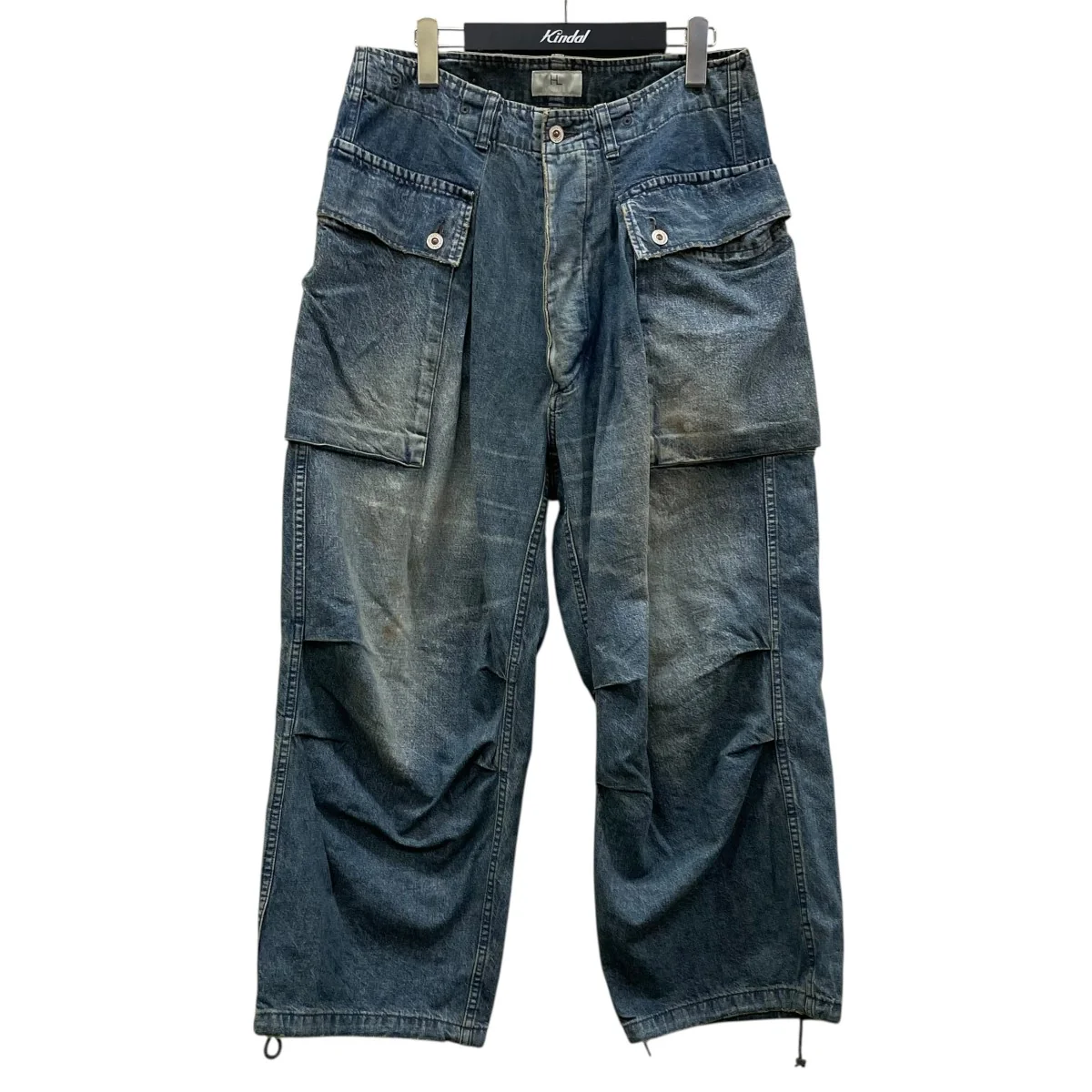 Nepdenim M44 Trousersワイドデニムパンツ カーゴパンツ23-030-HL-8080-1