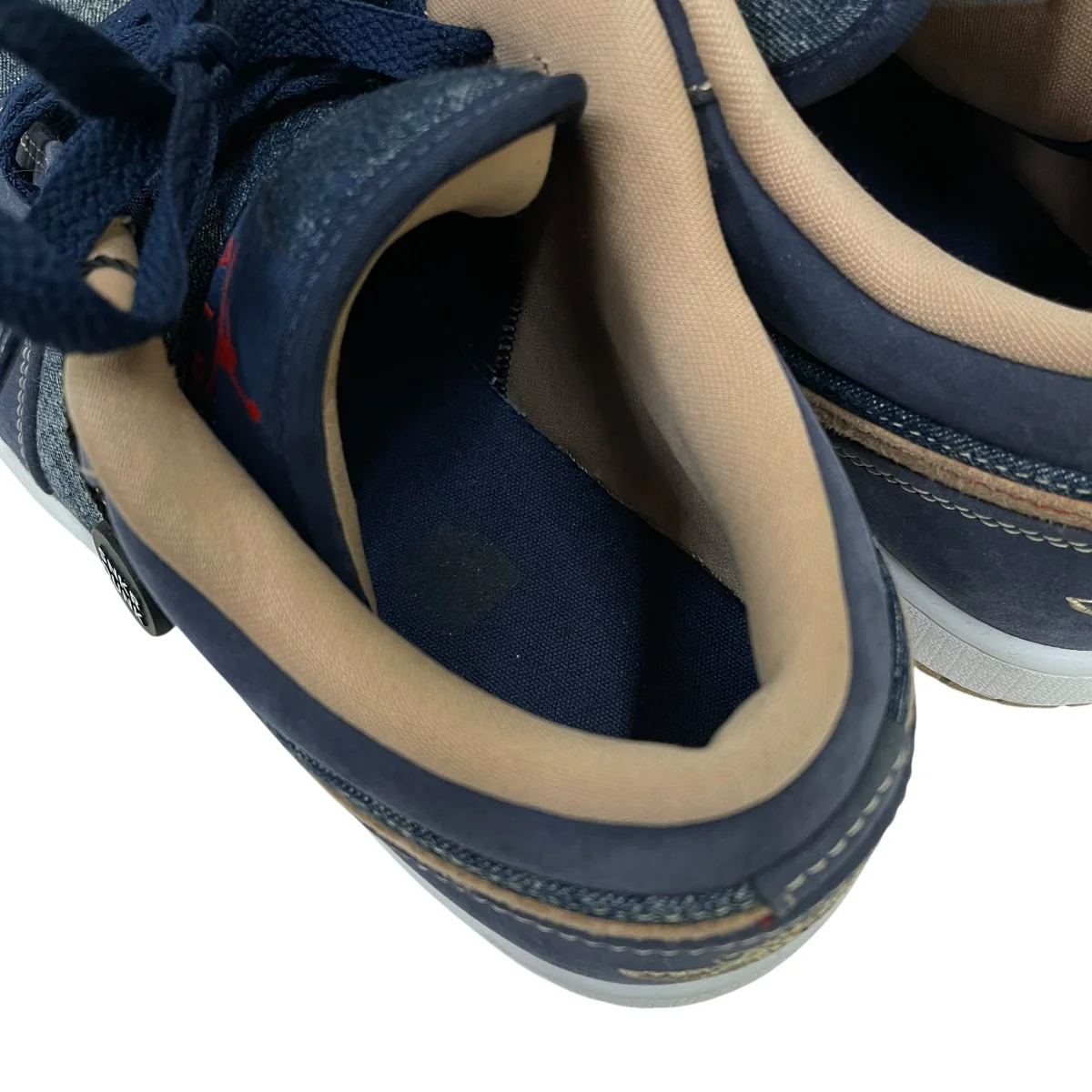 Air Jordan 1 Low SEローカットスニーカー デニム生地DH1259-400 - Image 5