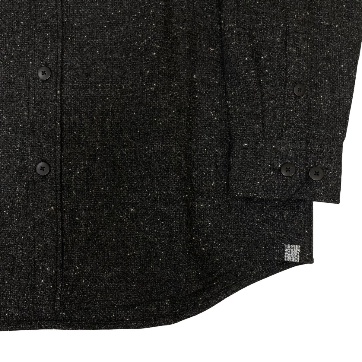 25SSLUMBER TWEED L S長袖シャツ ネップ生地 スペックル ジャケット0125205011013 - Image 4