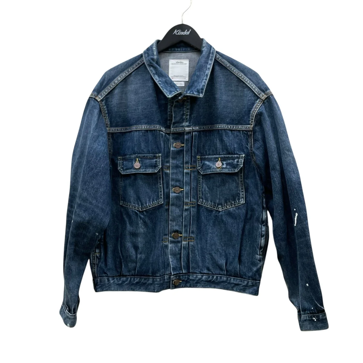 SS 101XX JKTペイント加工 デニムジャケット0124105006005