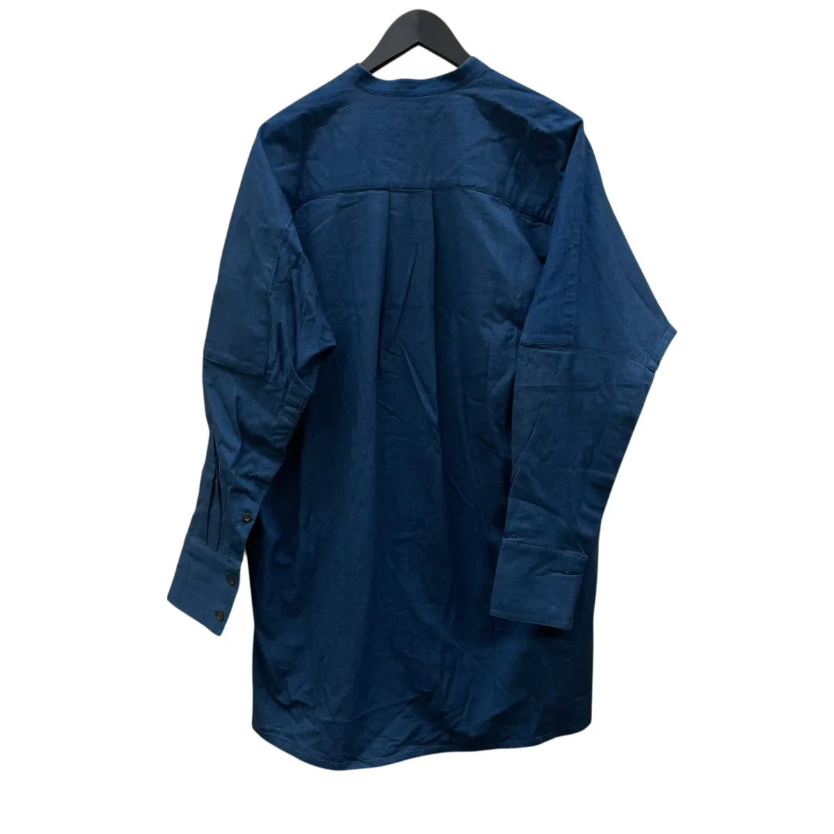 INDIGO CHAMBRAY LONG SHIRTSバンドカラーシャツY173SH02 - Image 2