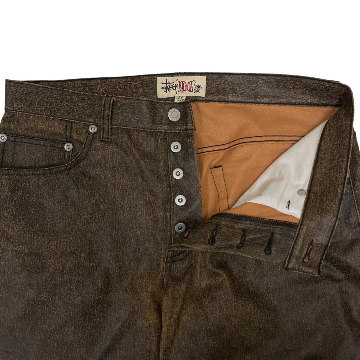 BIG OL JEAN COATED COTTONビッグオールジーンコーテッドコットン コーティング加工 バギージーンズ116850 - Image 4