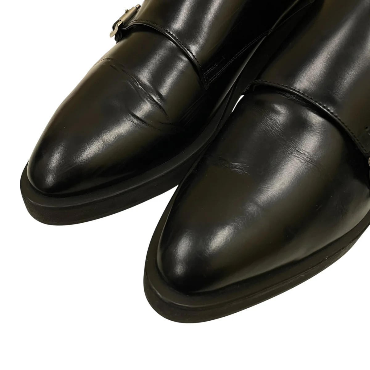 18AWKIP SHOESダブルモンクJストラップシューズ レザーシューズ キップレザー EVAソール2218-911 - Image 7