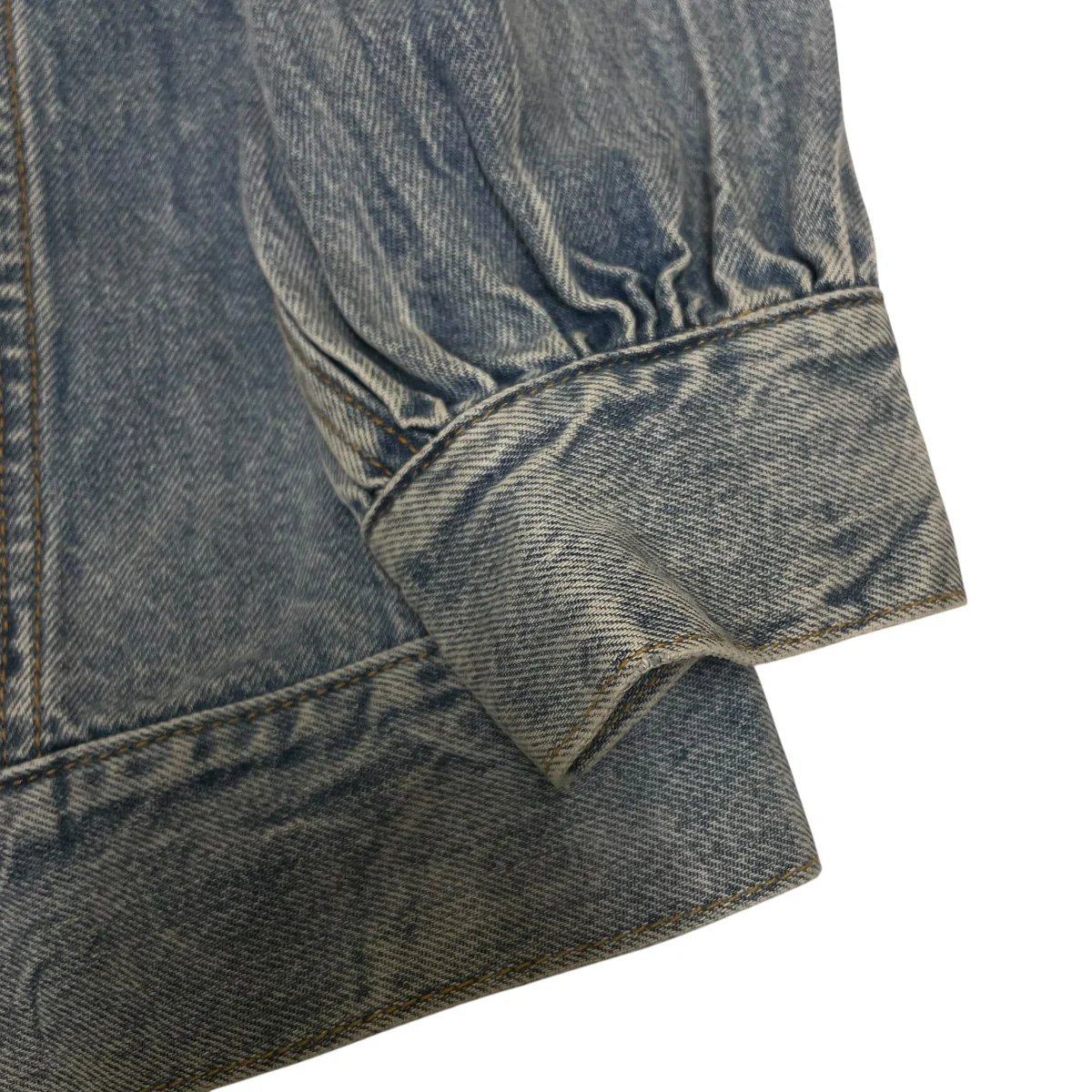 Crinkle Denim Oversized Jacketデニムジャケット6592 - Image 4