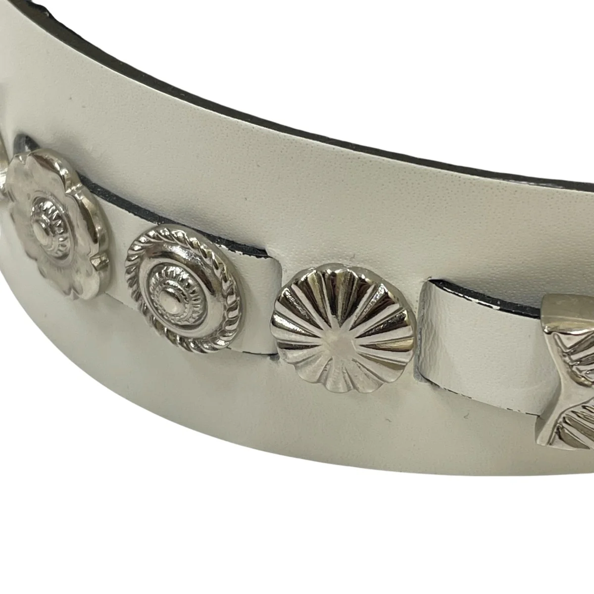 LEATHER HEADBANDメタルパーツ カチューシャTZ242 AA92 - Image 6