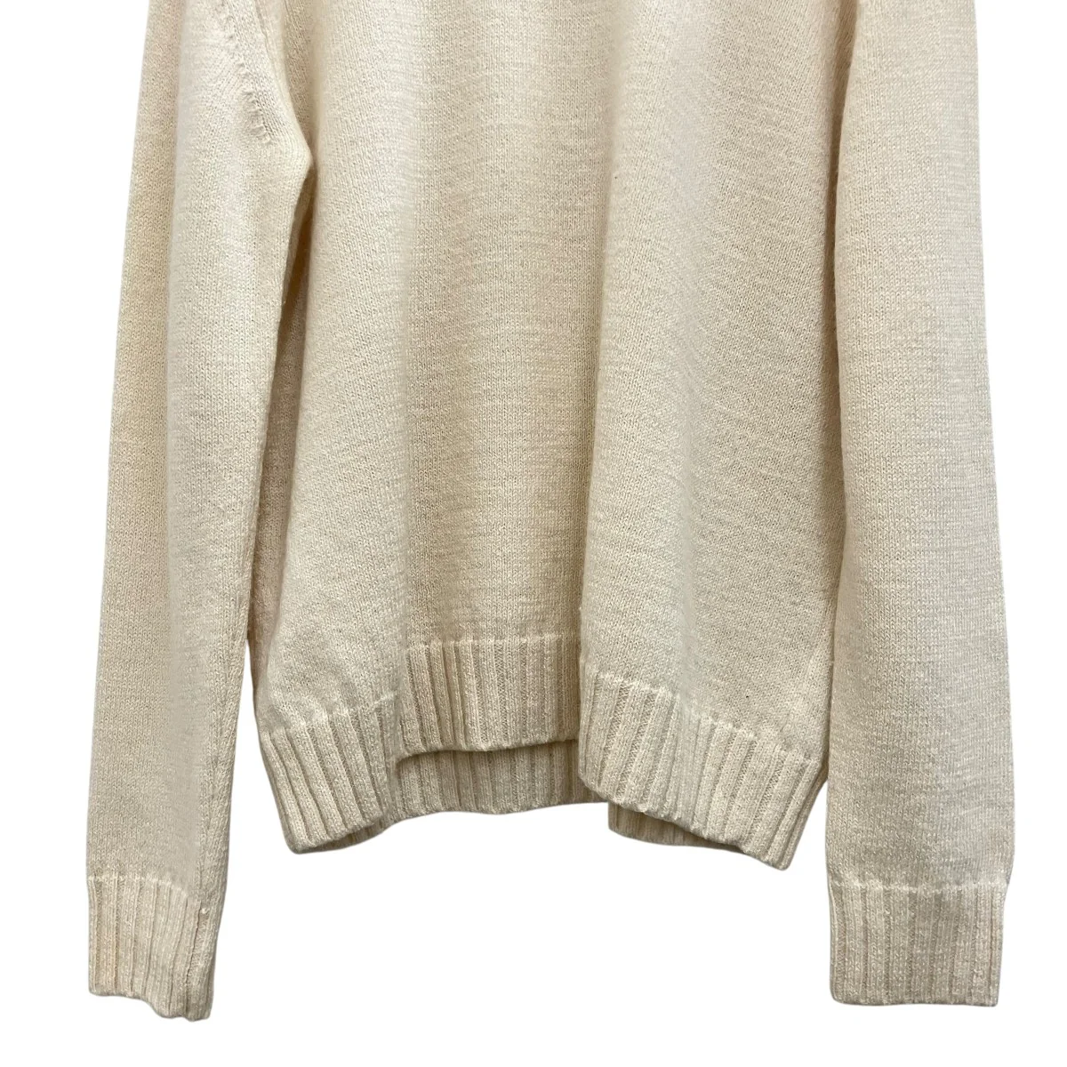 【UNEVEN WOOL CORD KNIT】クルーネックニット - Image 4