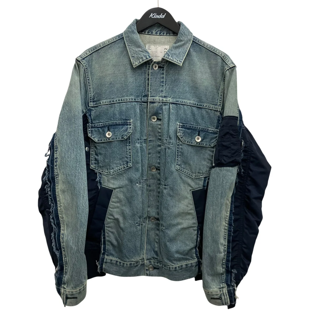 【DENIM MA-1 JACKET】MA-1ドッキングデニムジャケットSCM-022