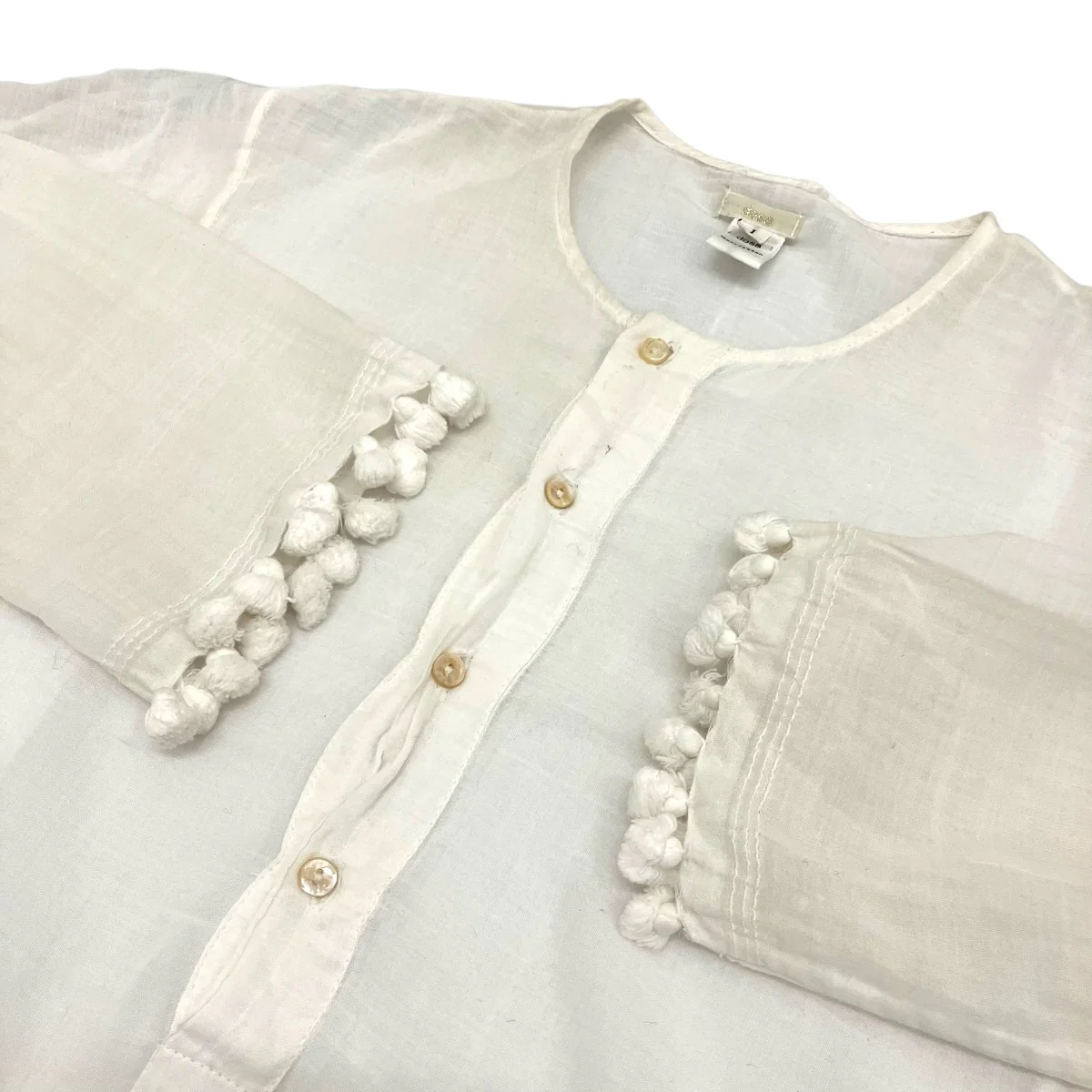 【tassel kurta w hand stitching】タッセルブラウス - Image 6