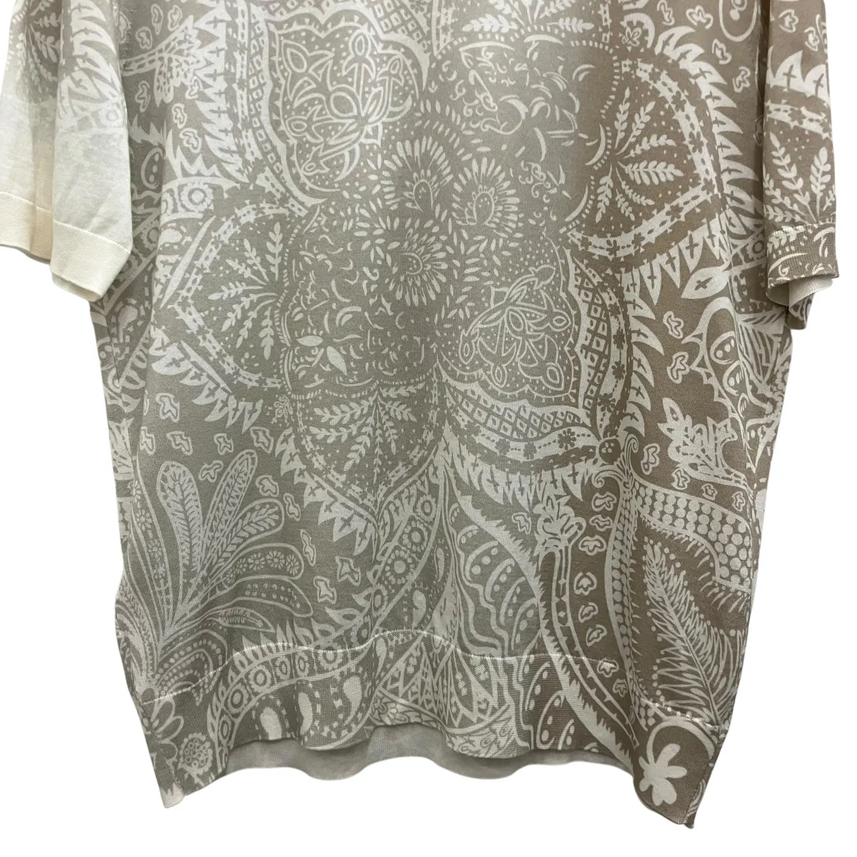 ペイズリーニットTシャツ - Image 4
