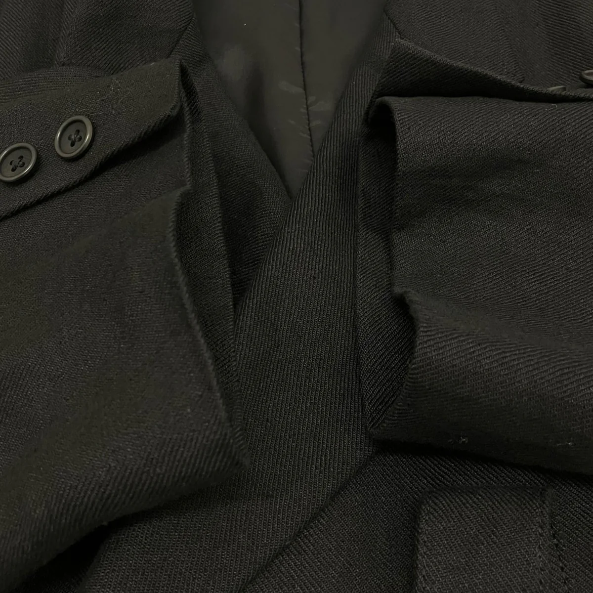 SAMPLE品【TWILL STAND COLLAR BELTED W JACKET】ツイルスタンドカラージャケットJ55-359-1-3 - Image 6