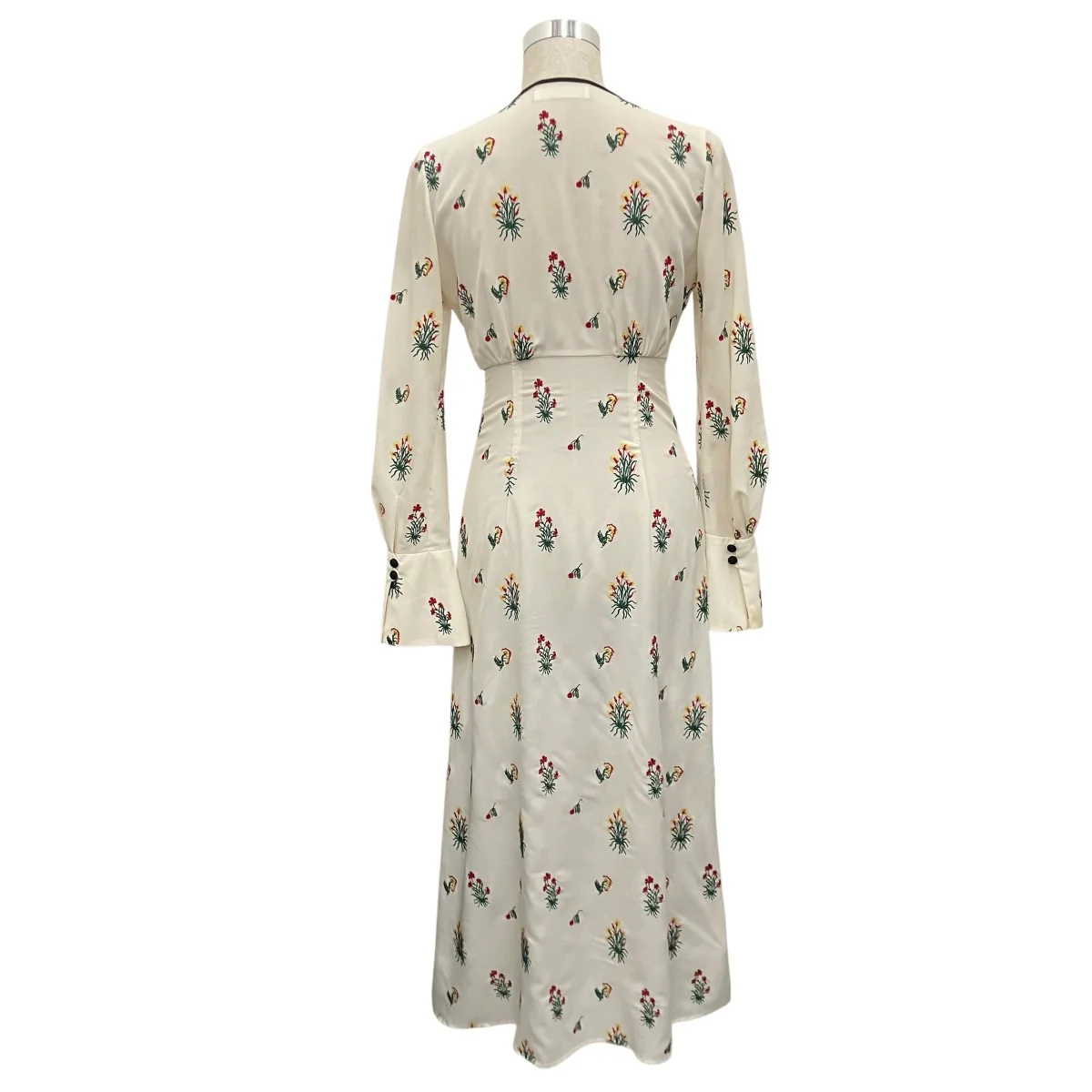 18SS【SILKCOTTON IーLINE DRESS】花刺繍ワンピースMM18SS-DR048 - Image 3