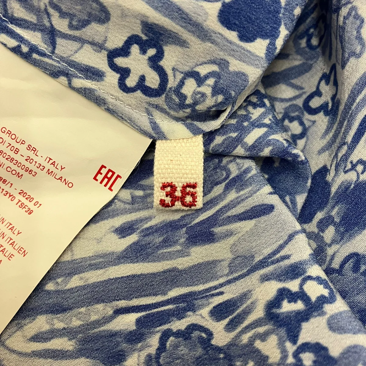 20SS総柄プルオーバーブラウスCAMA0313Y - Image 8