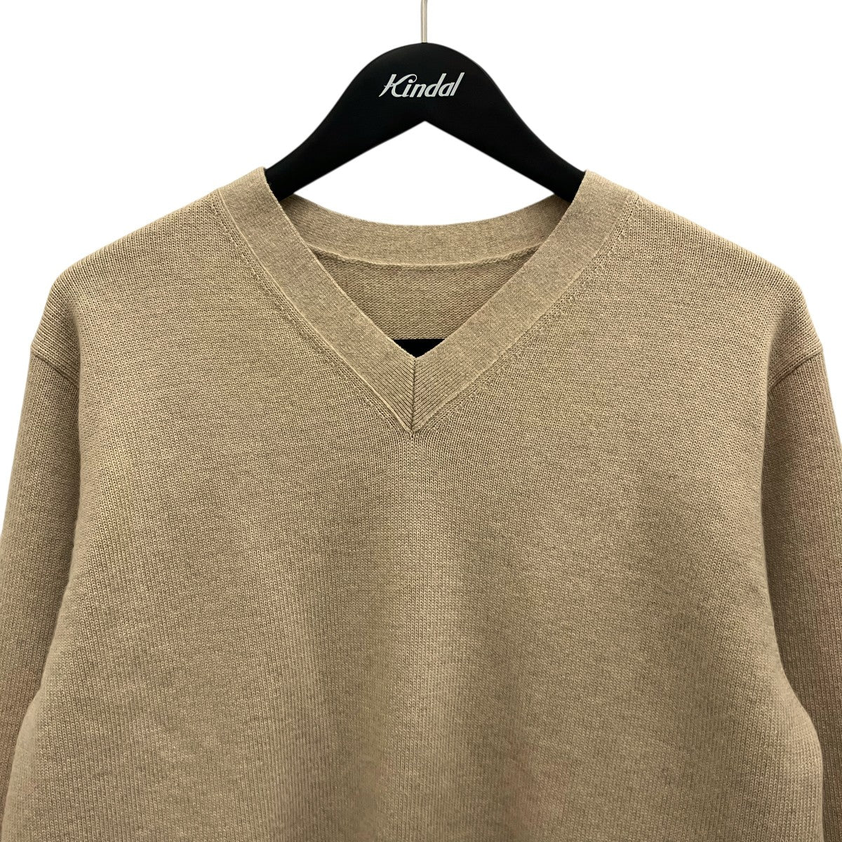 【EASY V-NECK SWEATER】カシミヤ混VネックニットCK133 YW4520 805BE - Image 3