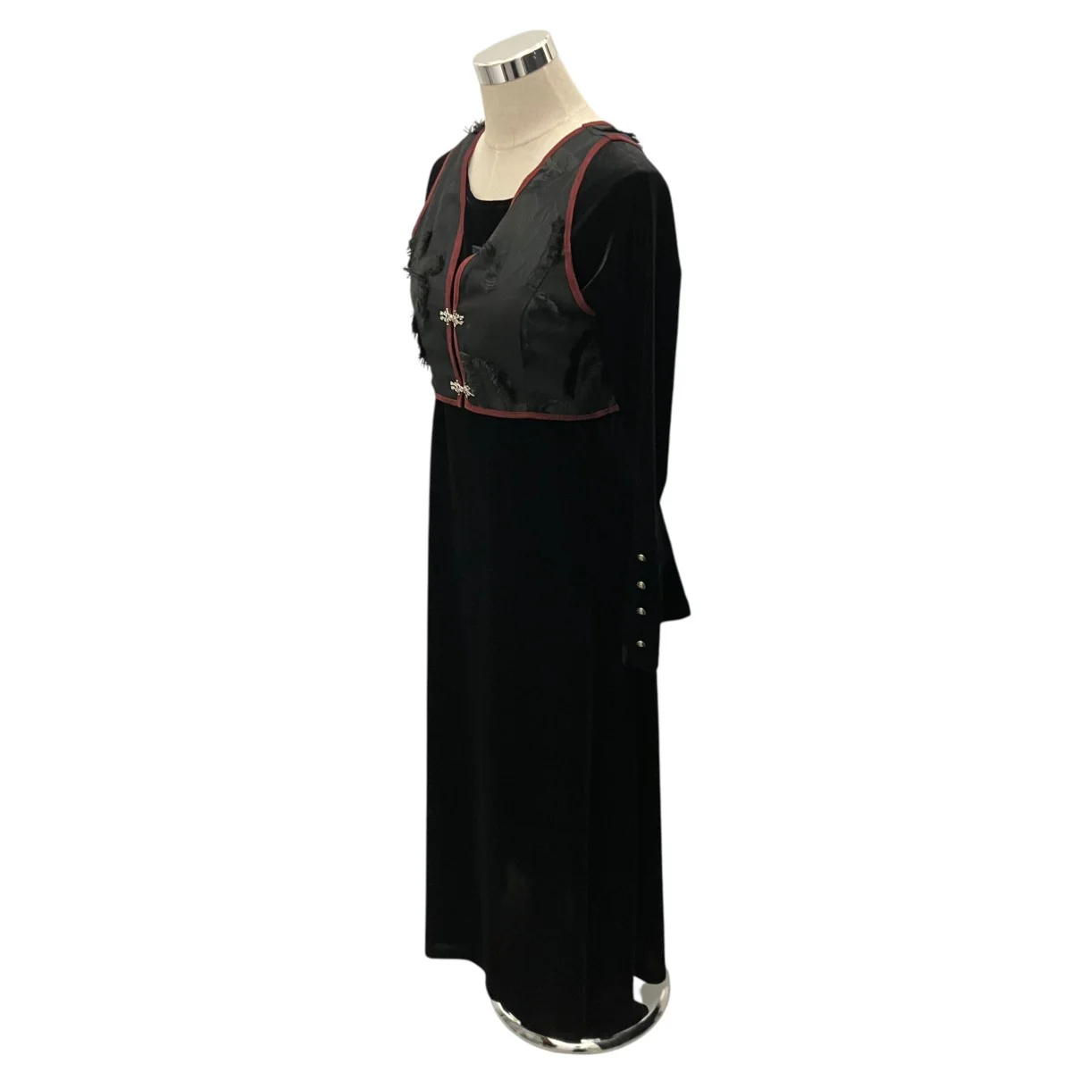 【2way Vest Layered Velour Dress】ベストレイヤードベロアワンピースEL-OP012-25-03 - Image 3