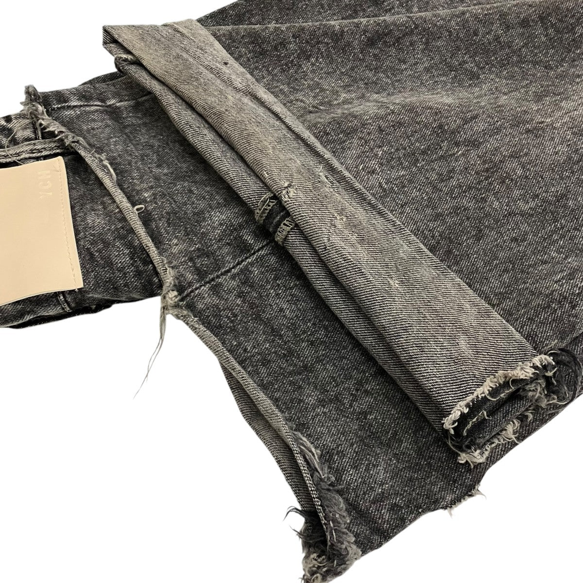 【CUT-OUT WIDE JEANS】カットアウトワイドデニムパンツS24DB7081GY - Image 7