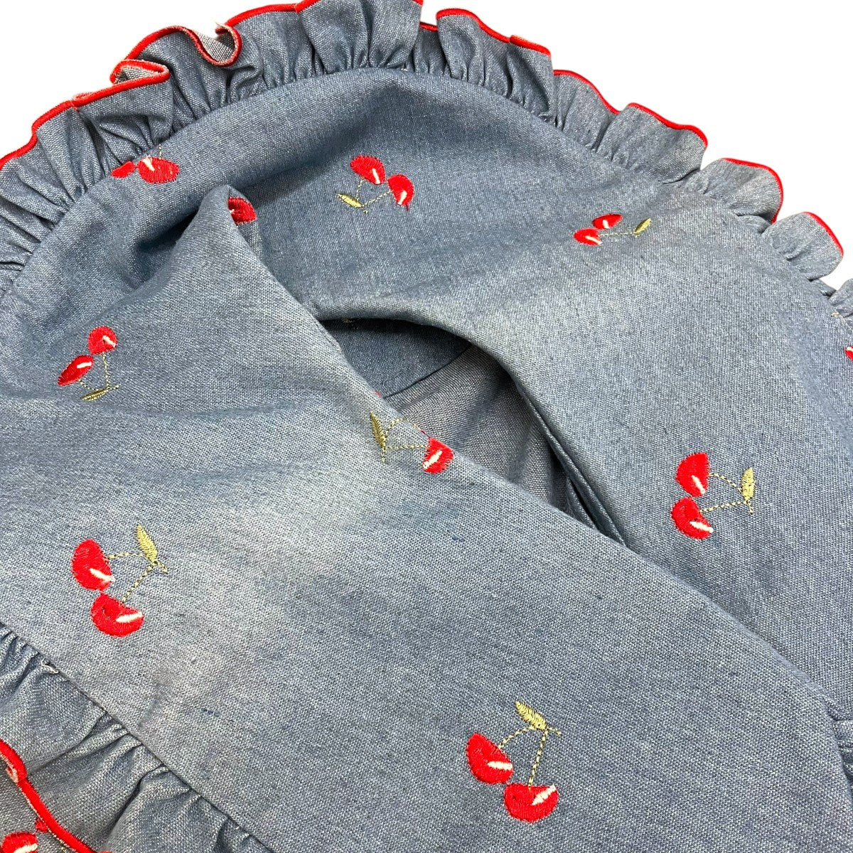 チェリー刺繍ミニワンピース - Image 8