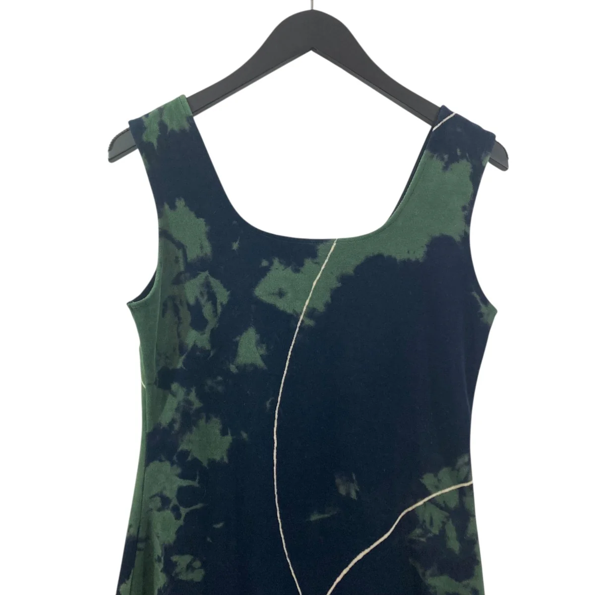 “Kintsugi” Velour Jersey Square Neck Sleeveless Dressノースリーブ・キャミソールワンピースMM24FW-JS071 - Image 5